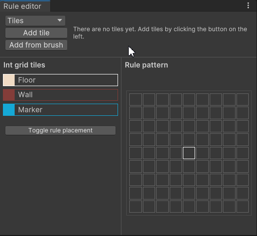 Create multi-tile rule